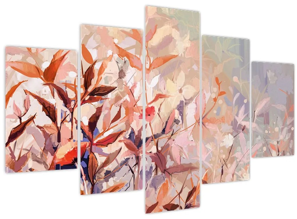 Obraz - Maľba pastelová jeseň (150x105 cm)
