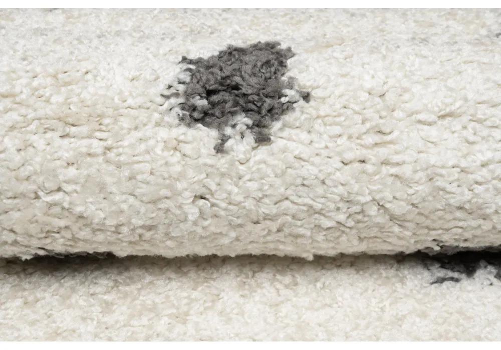Kusový koberec shaggy Punta krémový 80x150cm
