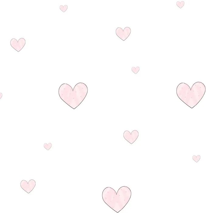 lovel.sk Nálepky na stenu Pastel - srdiečka 44ks