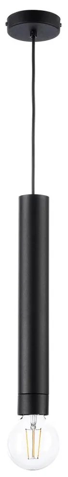 ONLI - Luster na lanku DORA 1xE27/15W/230V čierna