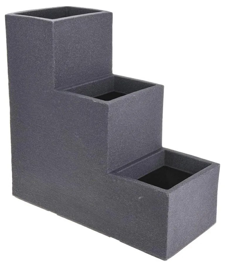 Kvetináč Kaskada šedý