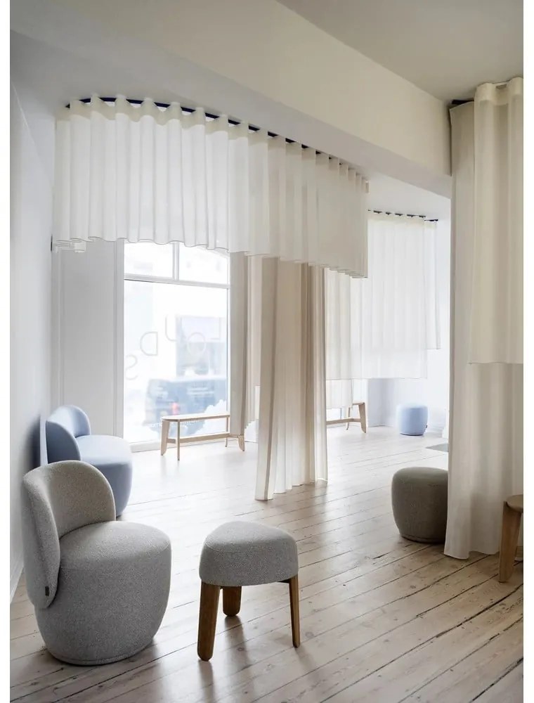 Béžová pohovka z textílie bouclé 137,5 cm KUON – Blomus