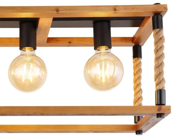 Globo 15691-4D - Stropné svietidlo VERNON 4xE27/60W/230V