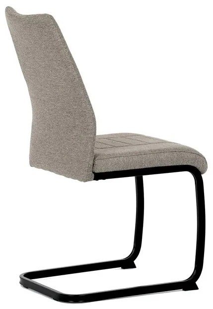 Autronic BONTEC Jedálenská stolička, hnedá, látka, DCL-438 BR2 Farba: Šedá