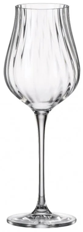 BOHEMIA LIMOSA OPTIC POHÁR NA VÍNO 250ML SADA 6KS