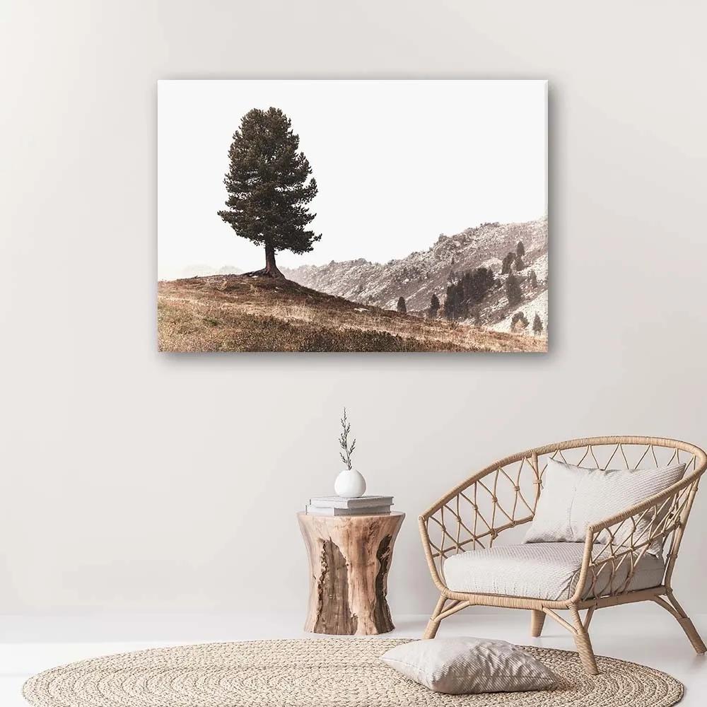 Obraz na plátně Strom Hory Příroda - 120x80 cm