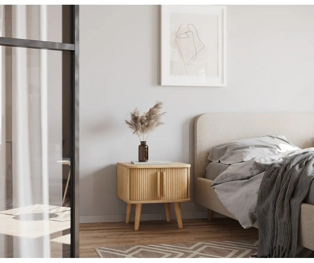 Nočný stolík v dekore duba Rove - Woodman