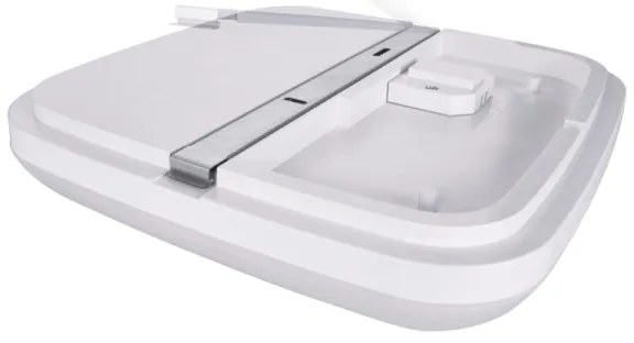 LED Vonkajšie stropné svietidlo DORI LED/18W/230V IP54 štvorec