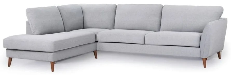 Svetlosivá rohová pohovka (ľavý roh) Oslo - Scandic