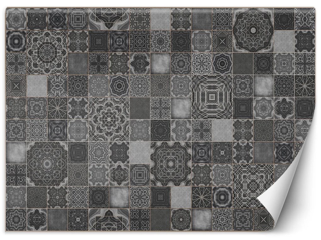 Gario Fototapeta Marocká šedá mozaika - Andrea Haase Materiál: Vliesová, Rozmery: 200 x 140 cm
