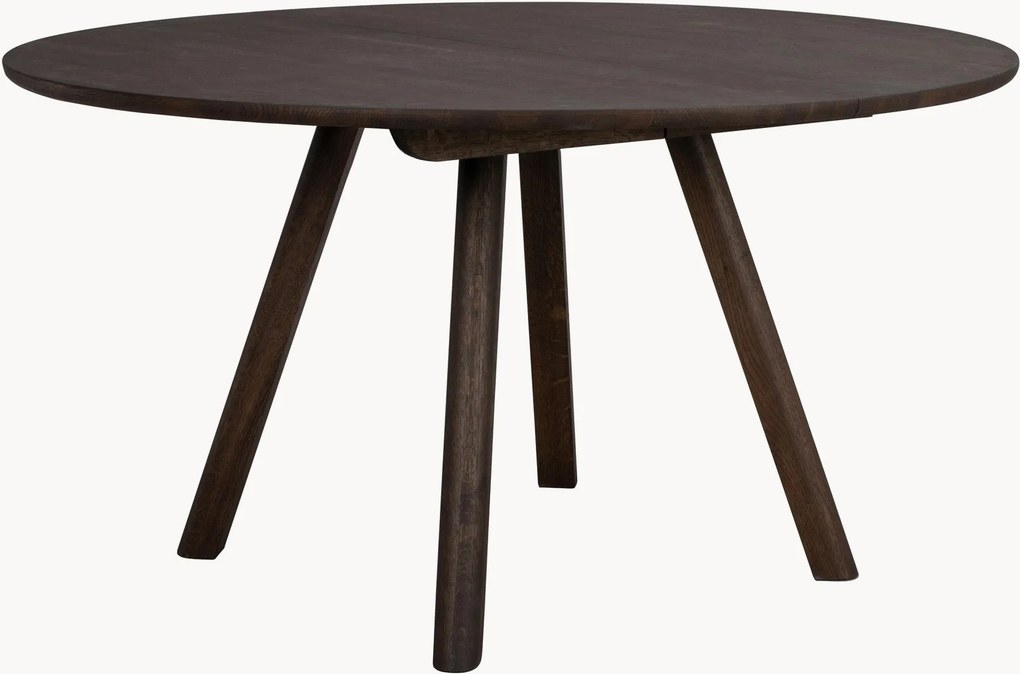 Okrúhly jedálenský stôl z dubového dreva Clapperton, Ø 140 cm