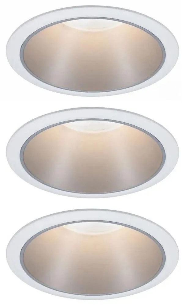 Paulmann 93410 - SADA 3xLED/6,5W IP44 Stmievateľné kúpeľňové svietidlo COLE 230V