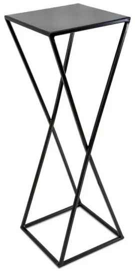 Stojan na kvety 70x24 čierna