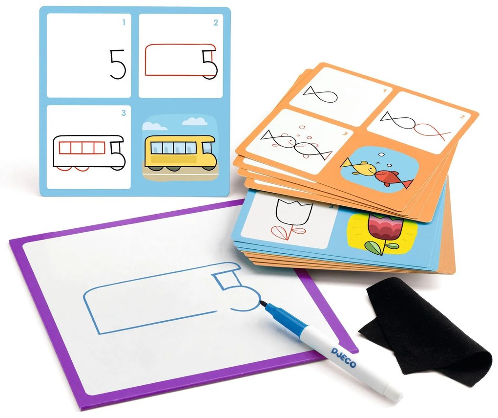 Eduludo - Maľovanie krok za krokom - 1, 2, 3 & Co