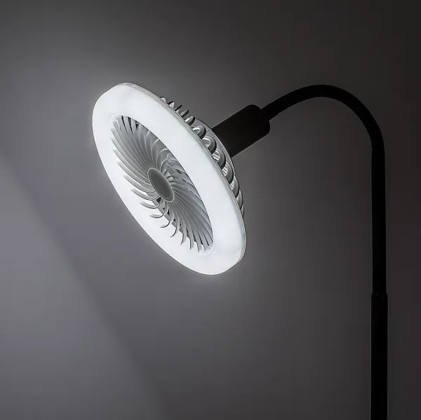Rabalux 74031 - LED stojacia lampa s ventilátorom, priemer 30 cm, 1xE27/16W/230V
