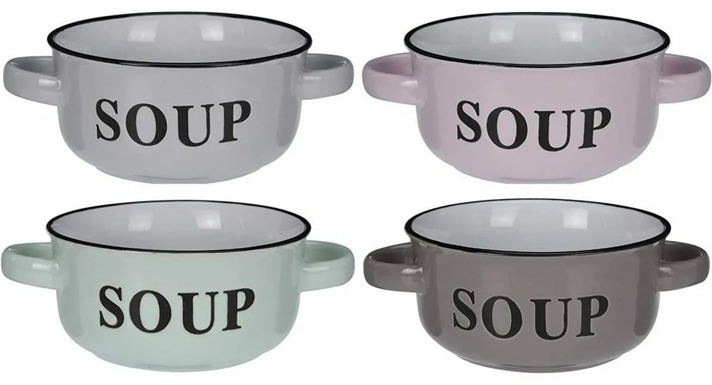 Keramická polievková miska Soup