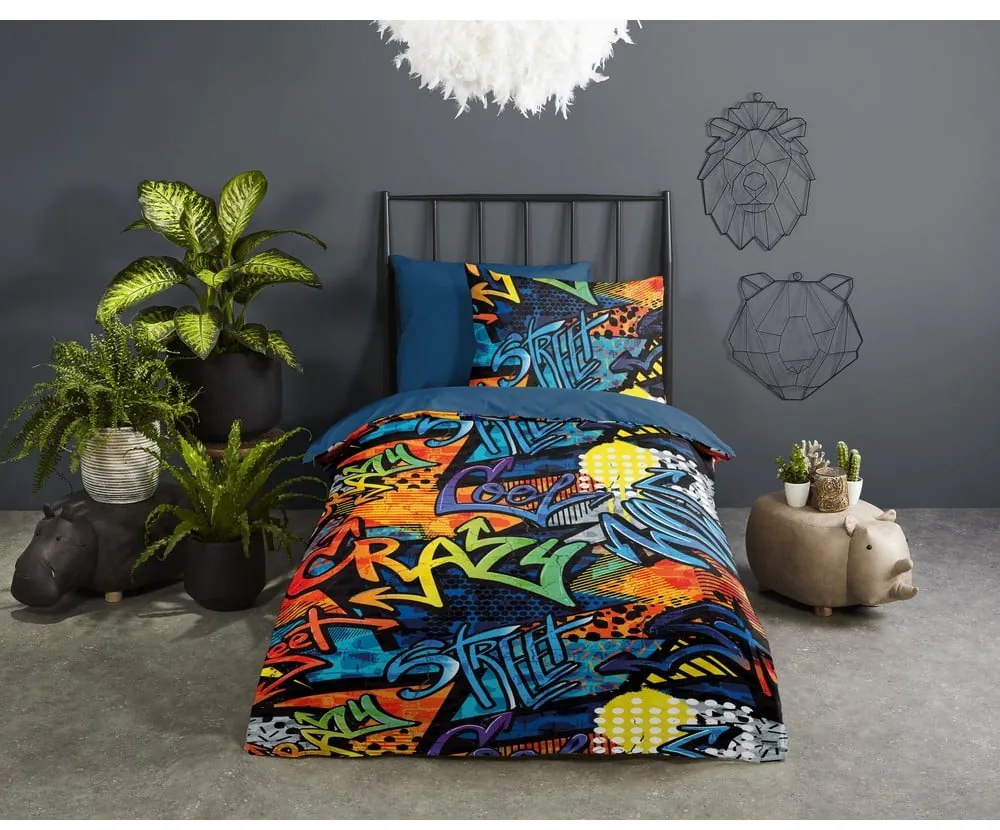 Detské obliečky na jednolôžko/predĺžené z mikrovlákna 140x220 cm Jeff – Good Morning