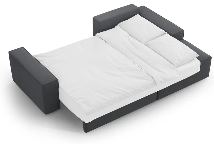 Tmavosivá rozkladacia rohová pohovka (pravý roh) Jodie – Micadoni Home