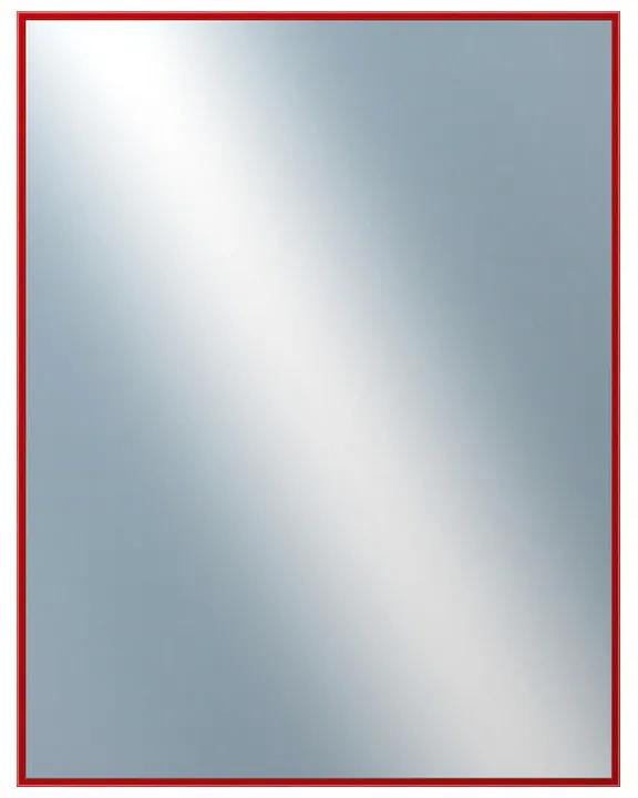 DANTIK - Zrkadlo v rámu, rozmer s rámom 70x90 cm z lišty Hliník červená (7269210)