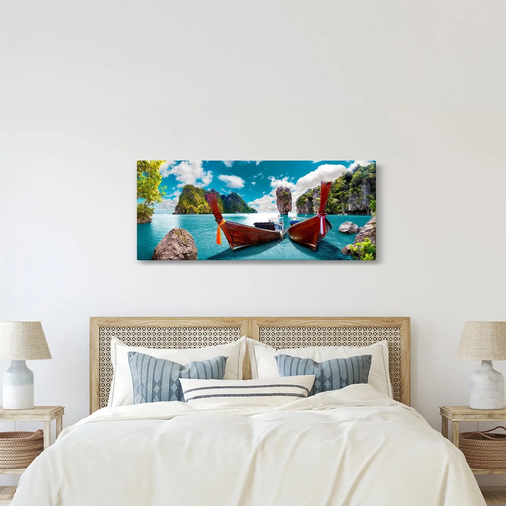 Obraz - Raj na zemi (120x50 cm)