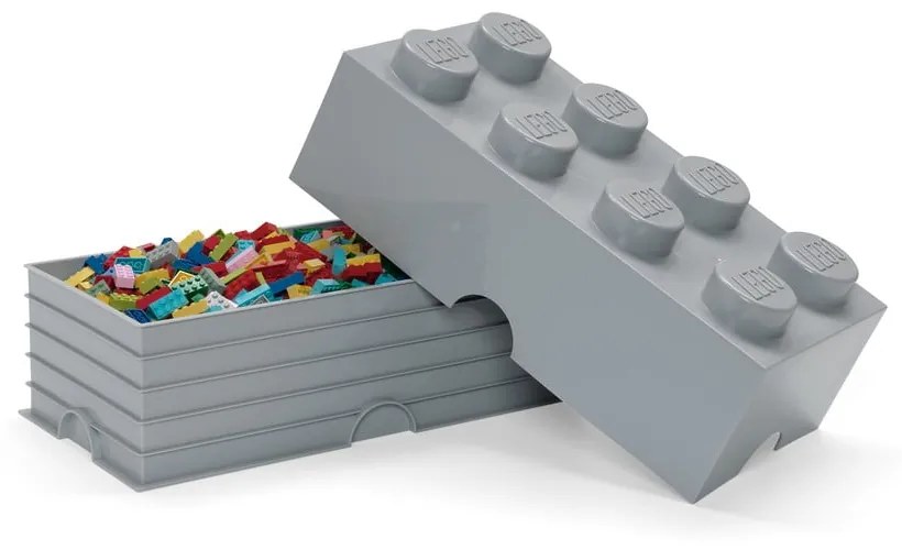 Sivý úložný box LEGO®