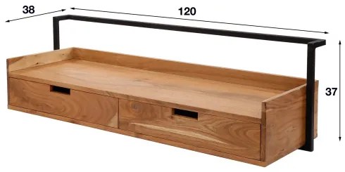 Toaletný stolík/Konzola Air 25-99 Acacia drevo  - Komfort-nábytok