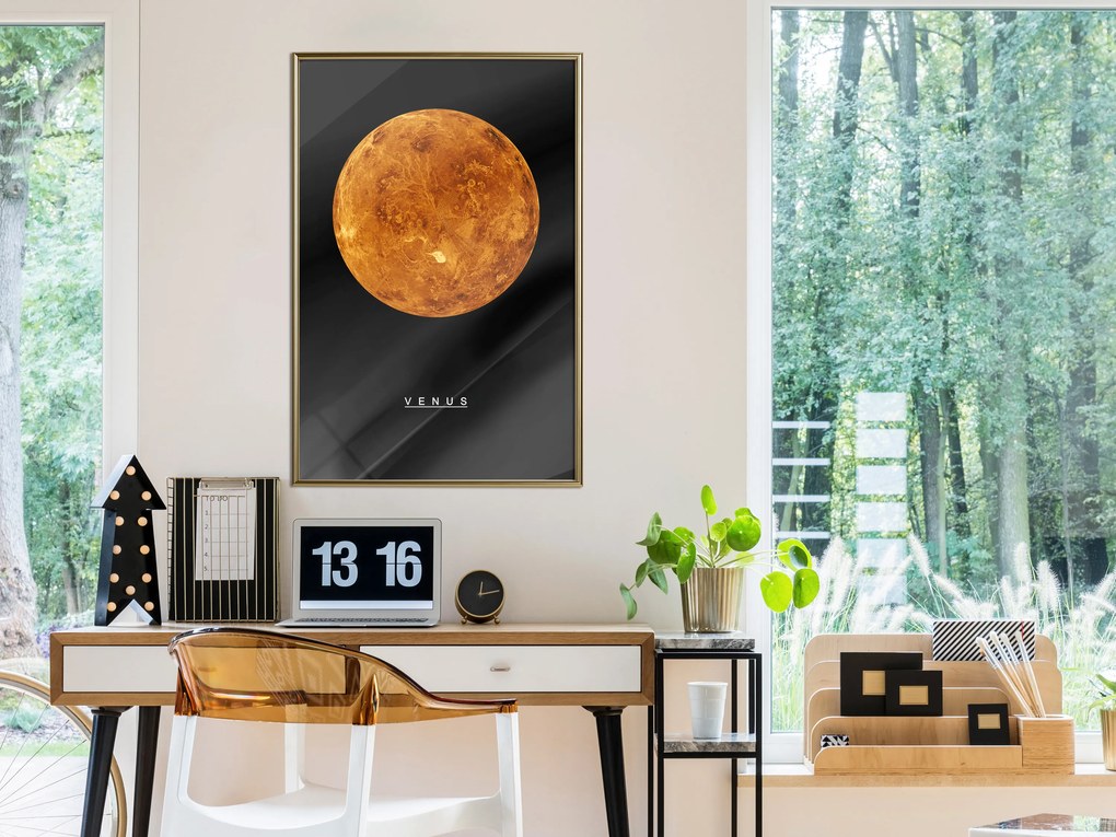 Artgeist Plagát - Venus [Poster] Veľkosť: 20x30, Verzia: Zlatý rám