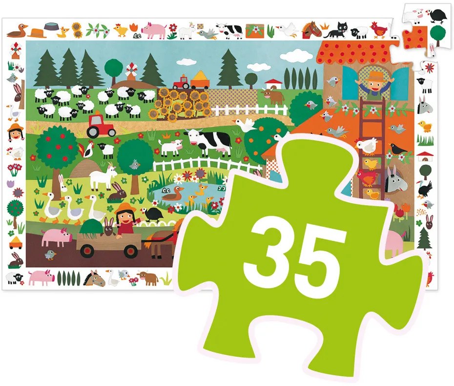 Poznávacie puzzle – Statok 35 dielikov