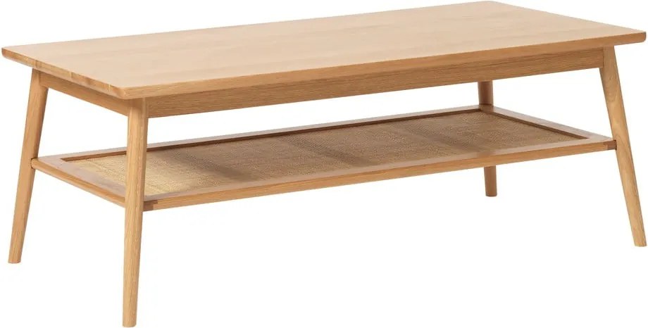 Konferenčný stolík s doskou v dubovom dekore v prírodnej farbe 60x120 cm Barrali – Unique Furniture