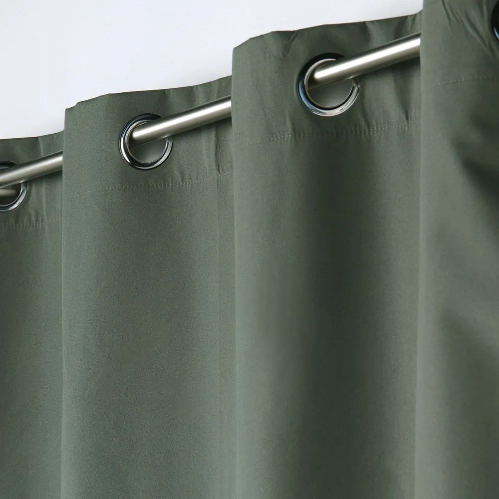 Kaki zatemňovací záves z mikrovlákna 140x260 cm Obscure – douceur d'intérieur