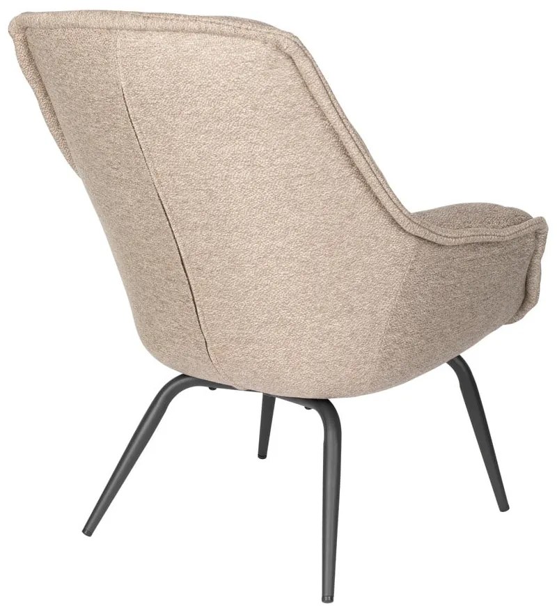 Béžové kreslo Comfortable – White Label