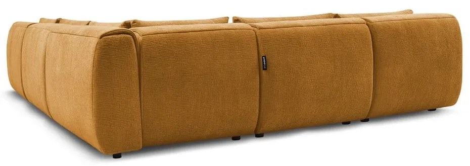 Rohová pohovka (variabilná) v horčicovohnedej farbe Jeanne - Bobochic Paris