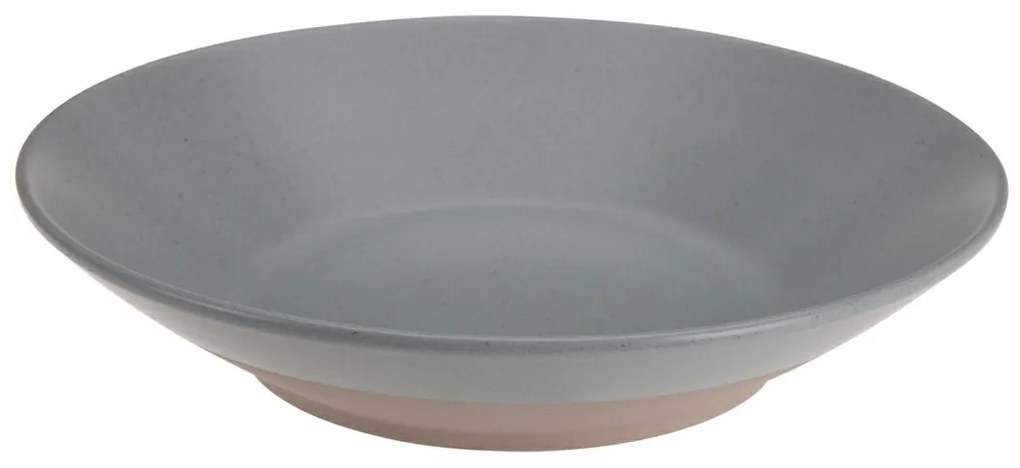 Kameninový hlboký tanier Clay, (fi) 21 cm, sivý