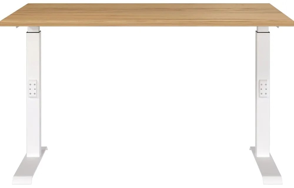 Pracovný stôl s nastaviteľnou výškou s doskou v dekore duba Downey – Germania