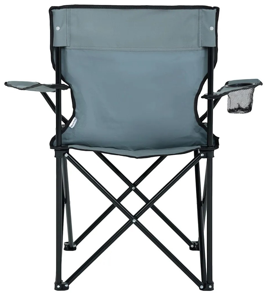 Kempingová stolička ANTER sivá