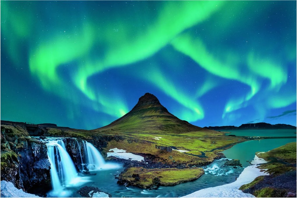 Obraz - Kirkjufell, Island (90x60 cm)