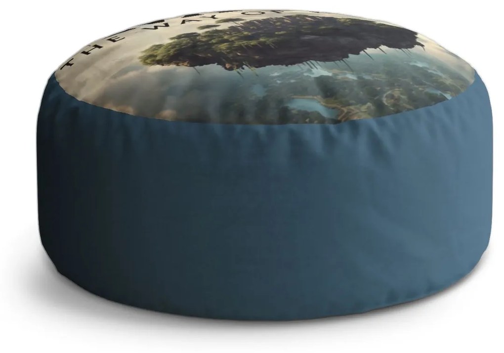 Sablio Taburet Circle Avatar The Way of Water Lietajúce mesto: 38x48 cm