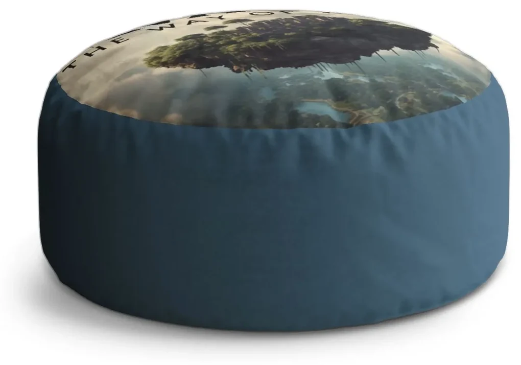 Sablio Taburet Circle Avatar The Way of Water Lietajúce mesto: 40x50 cm