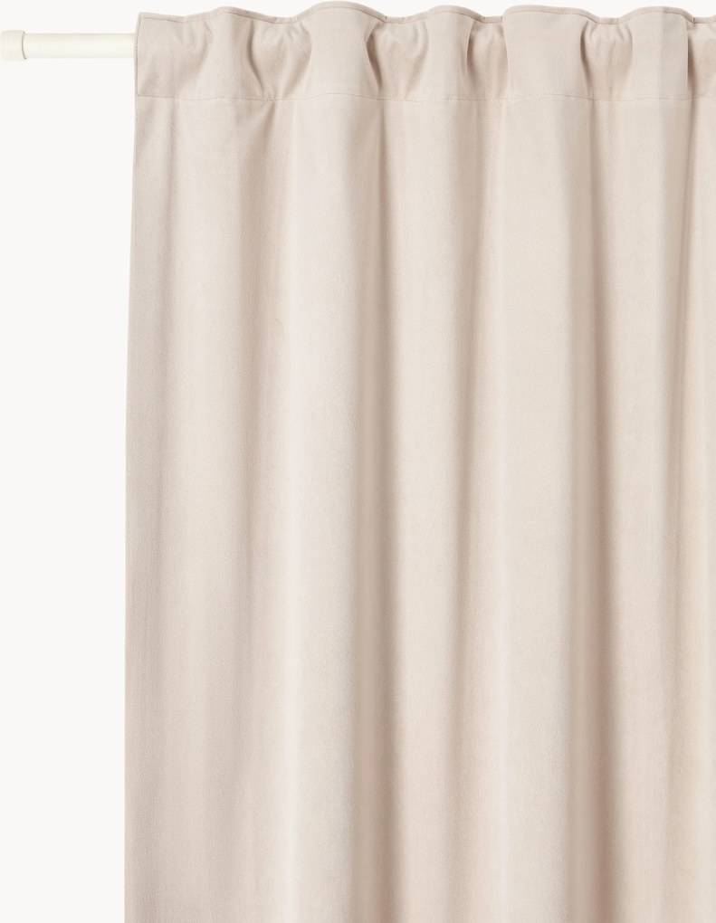 Zatemňovacie závesy's multifunkčnou páskou Rush, 2 ks, Š 135 cm