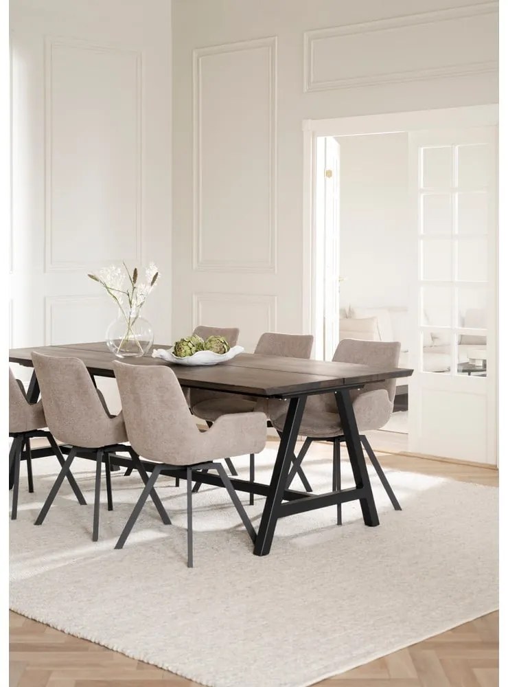 Béžové čalúnené jedálenské kreslá v súprave 2 ks Norwell – Rowico