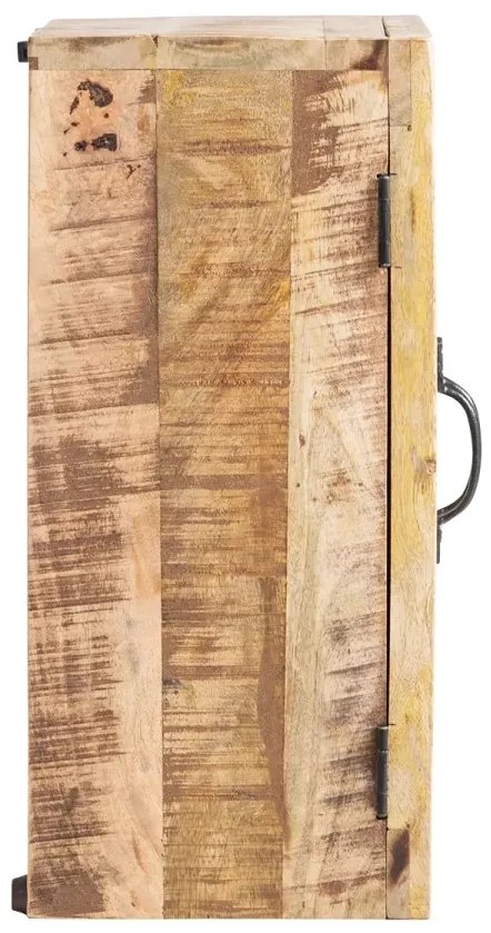 furniture-nabytek.cz - Masívna zrkadlová skrinka Caribou z mangového dreva, lakovaná, hnedá – 52×23×50 cm