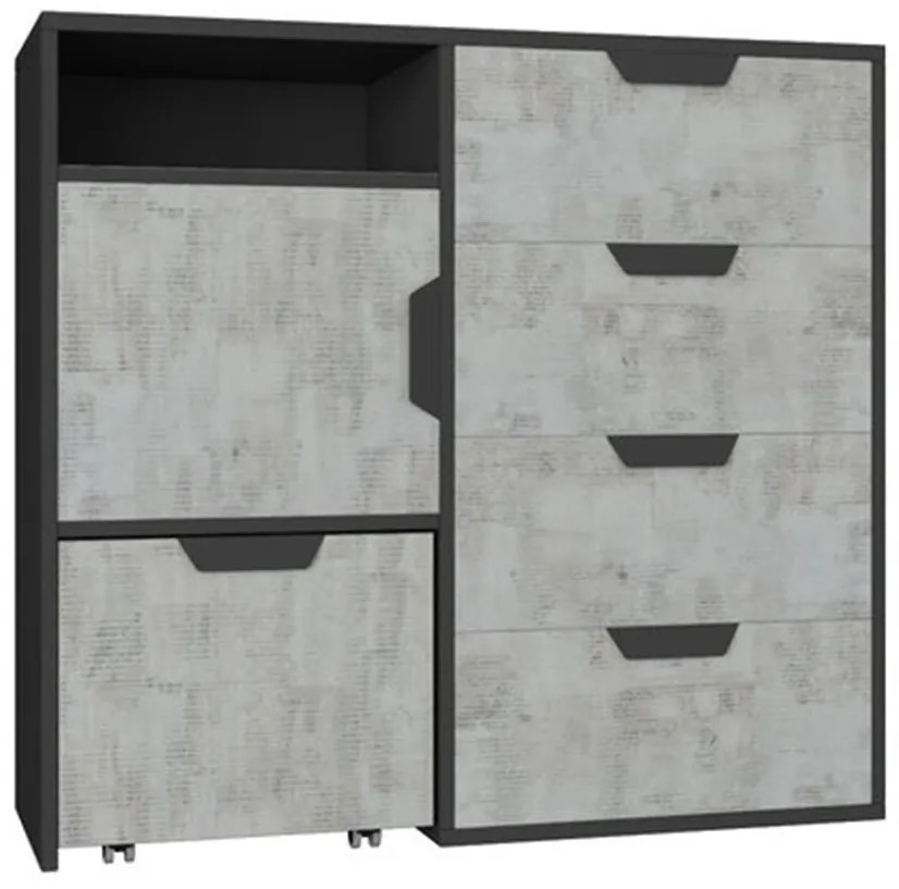 Komoda Nano Na8 Enigma/Grafit