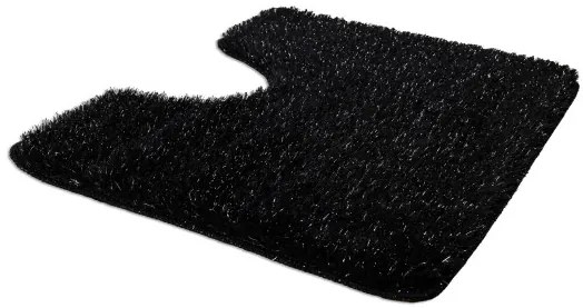 Sada kúpeľňových koberčekov SYNERGY glamour / lurex, čierna