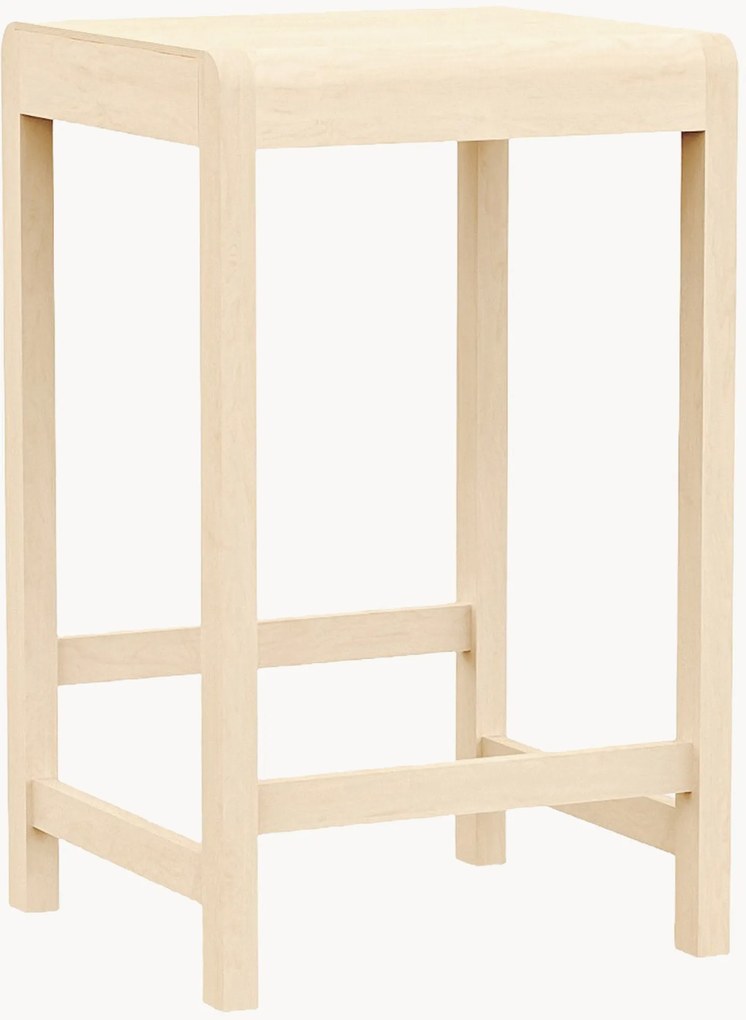 Barová stolička z brezového dreva 01