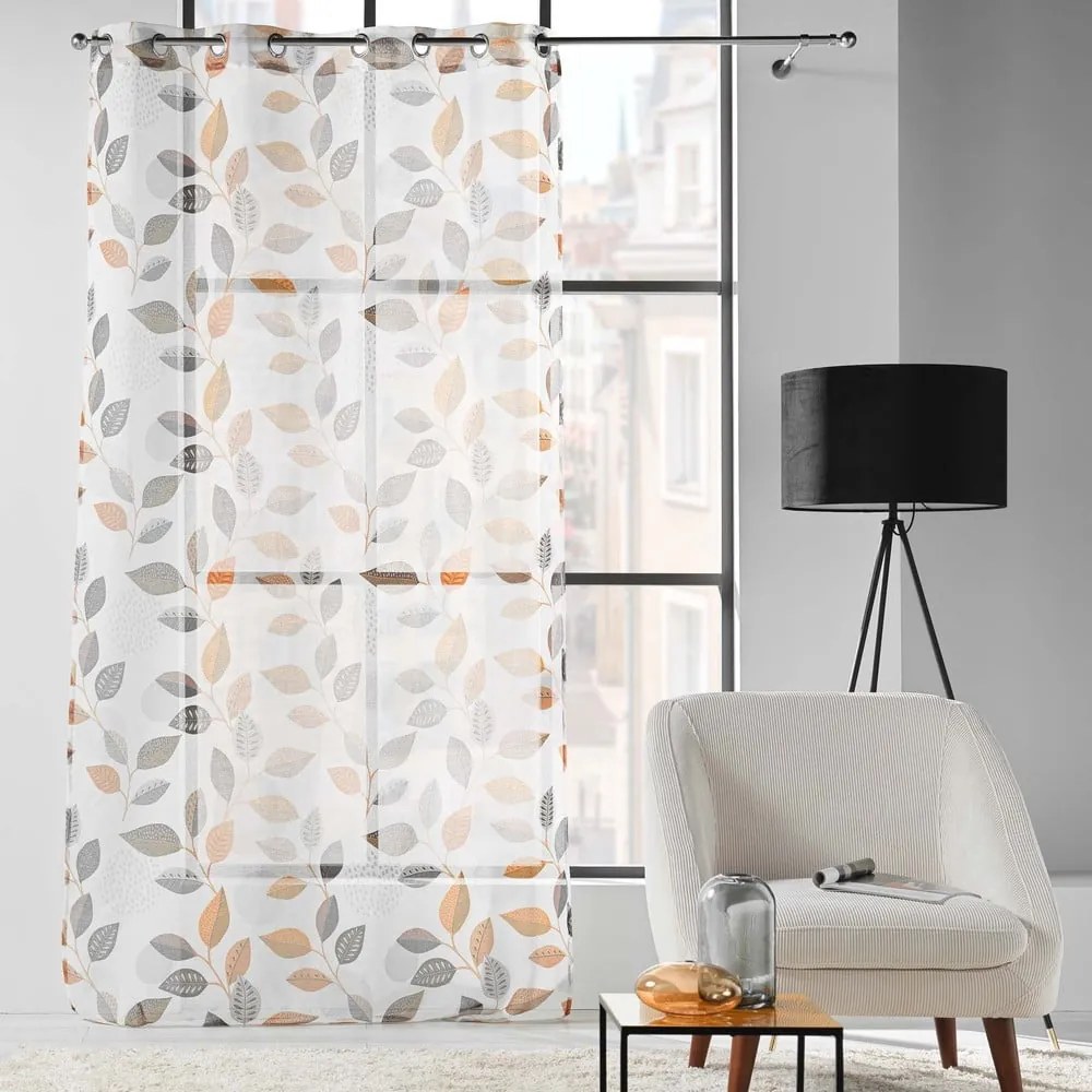 Biela voálová záclona 140x280 cm Vahine – douceur d'intérieur