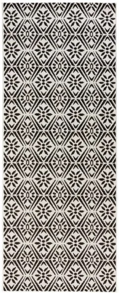 Zala Living - Hanse Home koberce Behúň Soho 102801 Shwarz-Creme 80x200 cm - 80x200 cm