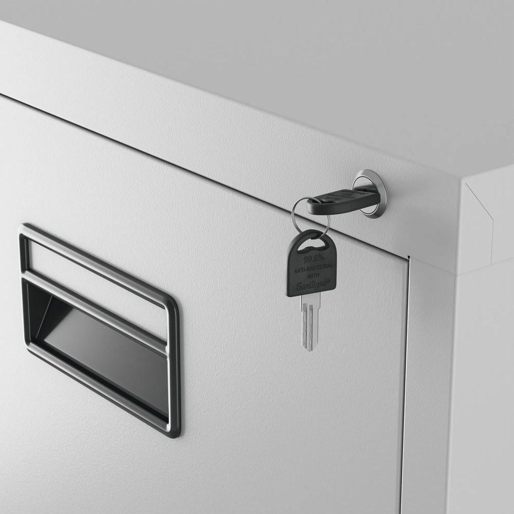 Kovová kartotéka, 5 zásuviek SARA V5, 460 x 1625.5 x 620 mm, šedá