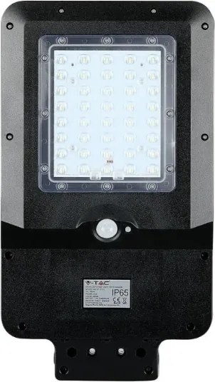 LED solárne pouličné svietidlo so senzorom LED/15W/7,4V 4000K IP65 10800 mAh