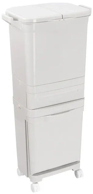 Odpadkový kôš NARDAN 42 l sivý