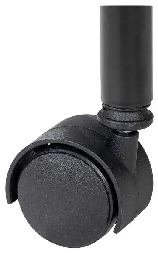 Čierny kovový pojazdný regál 41x75 cm – Wenko